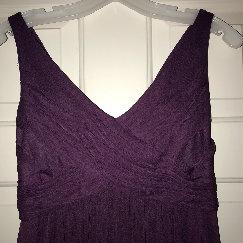 REDUCED- Long Mesh Dress w/Cowl Back - Picture 4 of 6